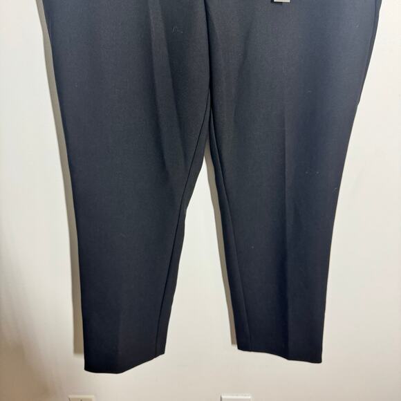 Ann Taylor Loft Curvy Slim Trouser Work Pant Women 12 Black Officecore Career - Picture 10 of 10